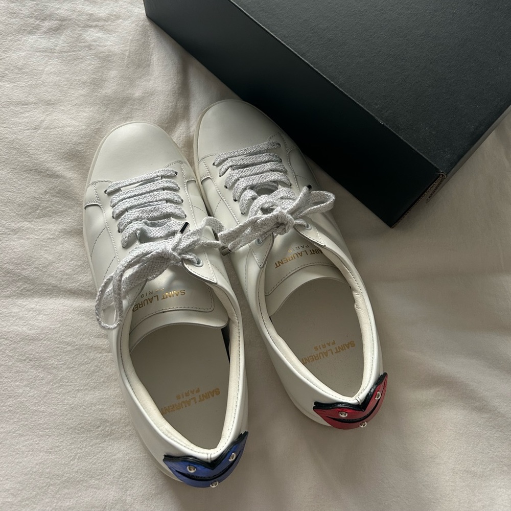 Saint Laurent Women’s Sneakers Size 38.5 (YSL authentic shoes, sneakers)